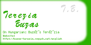 terezia buzas business card